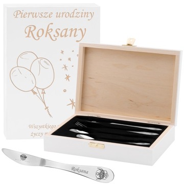 Sztućce dla dziecka chrzest Psi Patrol Etui Grawer