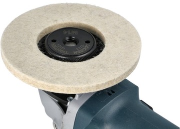 Диск полировальный фетровый для болгарки, фетр пластинчатый 125 мм.