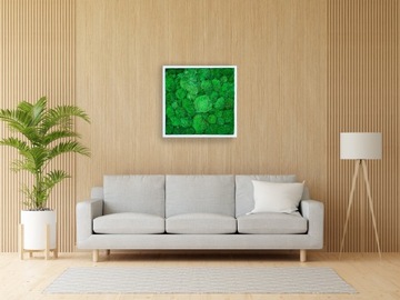 Шведская ПОДУШКА мох 130г сетка темно-зеленый Декоративная Яркая декоративная