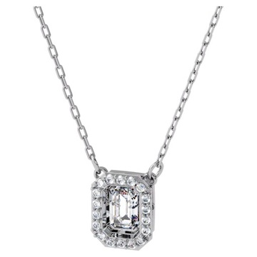 Naszyjnik Swarovski Millenia Kryształki białe Stal rodowana Regulowany
