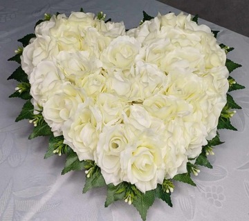 Wiązanka stroik na grób cmentarz nagrobna serce