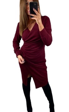 V874 ПЛАТЬЕ-КОНВЕРТ В РЕЗИНКУ, размер 46 (3XL)