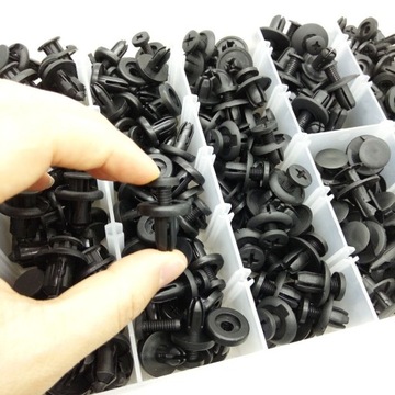 Набор распорных штифтов для обивочных зажимов, универсальные, 295 шт.