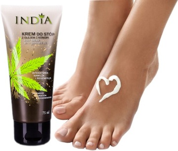 KREM do STÓP z OLEJEM z KONOPI | SKUTECZNE NAWILŻENIE i REGENERACJA | 75 ml