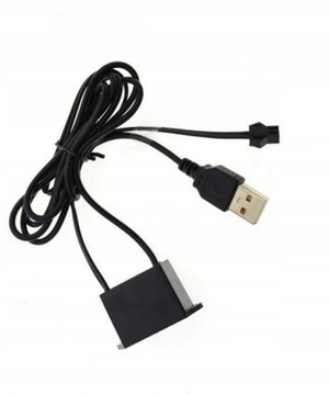 2M ŚWIATŁOWÓD EL WIRE LED TAŚMA PASEK AMBIENT USB