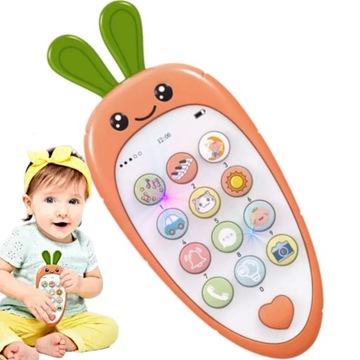 TELEFON DLA DZIECKA INTERAKTYWNY SMARTFON EDUKACYJNY ZABAWKA GRA DZIECI GRY