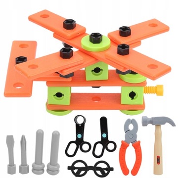 DIY Nut Building Blocks Dzieci Kid Toddler