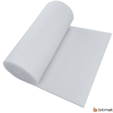 Ткань фильтровальная G4 EU4 220г 20мм 1м2 из рулона фильтр рекуперация белая