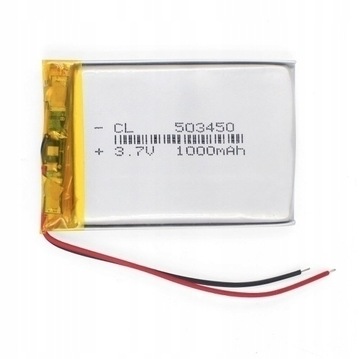 Bateria Akumulator Li-Poly 1000mAh 3.7V 503450