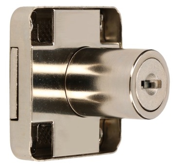 ЗАМОК МЕБЕЛЬНЫЙ 40Х40 ММ КВАДРАТНЫЙ, В НАХЛЕТКУ