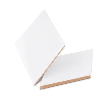 płytka ceramiczna romb biała 12 x 20 cm połysk ścienna
