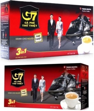 KAWA ROZPUSZCZALNA SASZETKI 3W1 WIETNAMSKA G7 2x