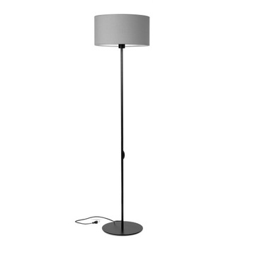 ТОРШЕР, СЕРАЯ ТКАНЕВАЯ ЛАМПА, LOFT LED