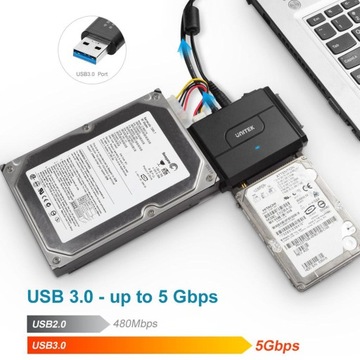 HDD SATA IDE PATA 2.5 3.5 Адаптер USB 3.0 unitek