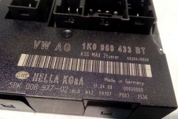 MODUL POHODĚ VW GOLF VI VARIANTA (AJ5) 1K0959433BT 1.9L DIESEL 77KW 2008