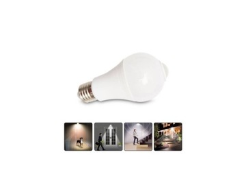 Inteligentna Żarówka led 7W z czujnikiem ruchu