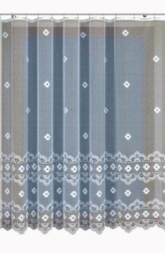 FIRANA METRAŻOWA ŻAKARDOWA BIAŁA 351280 WYS.160CM