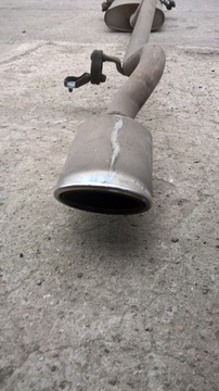 MERCEDES A W169 1.7 TŁUMIK ŚRODKOWY+KOŃCOWY CHROM