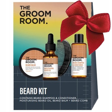 Groom Room UK Zestaw Prezent Proofesjonalne Kosmetyki do Pielęgnacji Brody