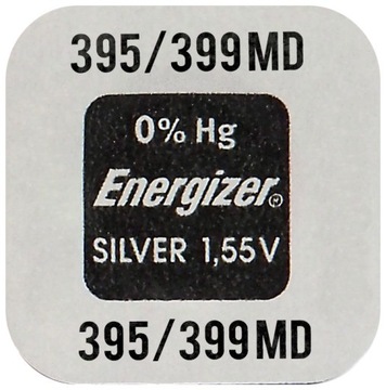 1x bateria srebrowa mini Energizer 395/399/SR57