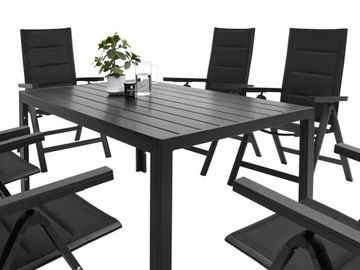 Садовая мебель набор Таблица 6+1 для балкона террасы