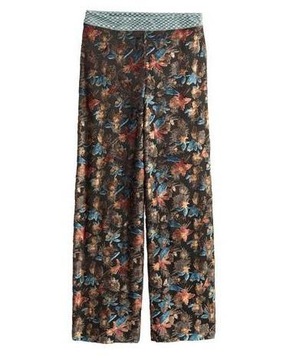 H&M WELUROWE SPODNIE PRINT 1DP XXJ__XS