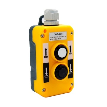 Кнопка переключения дистанционного управления подъемным краном, лебедкой