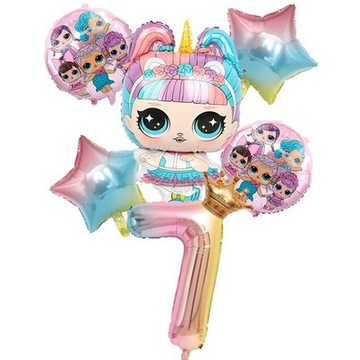 BALONY LOL SURPRISE URODZINY KOMPLET 24H PL