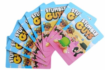 КОЛЛЕКЦИОННЫЕ КАРТОЧКИ STUMBLE GUYS — 288 карт КОРОБКА 36 ПАКЕТОВ