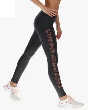 SPORTOWE LEGGINSY DAMSKIE UNDER ARMOUR MŁODZIEŻOWE TRENINGOWE LOUNGEWEAR