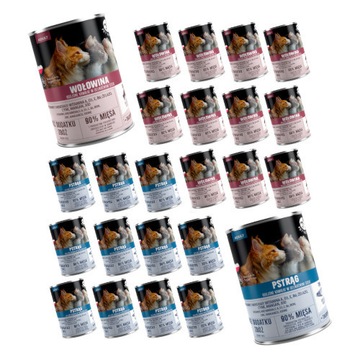 Pet Republic dla kotów mix smaków 24x400g