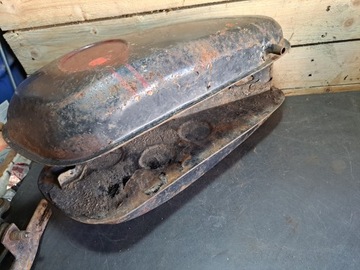 ВИНТАЖНЫЙ МОТОЦИКЛ WSK, ТОПЛИВНЫЙ БАК, ОРИГИНАЛ, ШАНС, РЕКОМЕНДУЮ