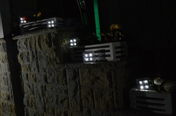 СОЛНЕЧНАЯ БРУСТОЧКА, СТЕКЛЯННЫЙ КАМЕНЬ, LED, 5 ШТ.