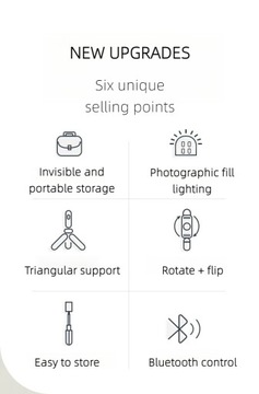 Кронштейн для мобильного телефона с Bluetooth-палкой для селфи Handhe