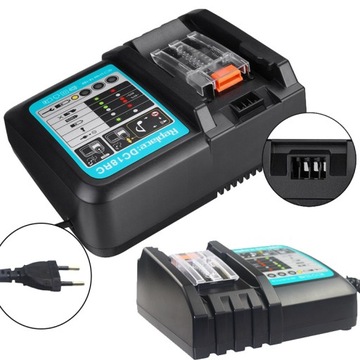 ŁADOWARKA MAKITA SZYBKA DC18RC AKUMULATOR Li-ion 14.4V -18V