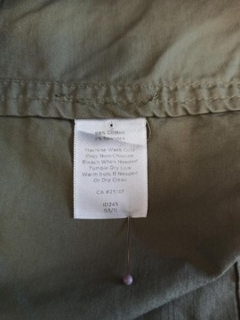 TALBOTS CIENKA KURTKA DAMSKA LETNIA, KHAKI, KRÓTKA r. S/M