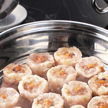 5-СЛОЙНАЯ КУХОННАЯ ПАРОВАРКА, НЕРЖАВЕЮЩАЯ СТАЛЬ, СО СТЕКЛЯННОЙ КРЫШКОЙ
