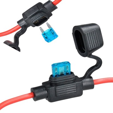 Gniazdo Oprawa Bezpiecznika Samochodowego STANDARD 12AWG 2.5mm2