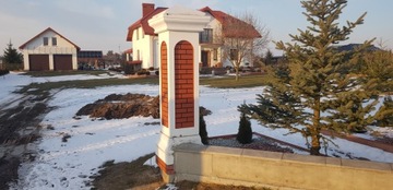 Бетонные заборы, усадебные столбы, каркас, дворец