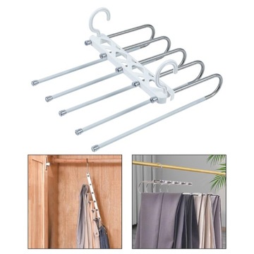 Вешалки для одежды Массивный противоскользящий каркас, белый
