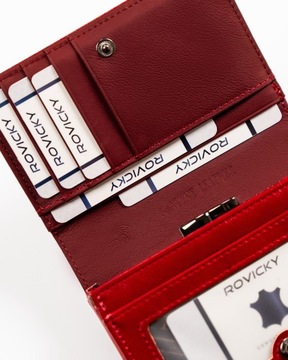 Cavaldi portfel skórzany z RFID portfele damskie