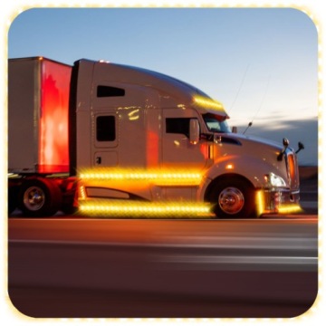 КОМПЛЕКТ СВЕТОДИОДНЫЙ ГАБАРИТНЫЙ ФОНАРЬ 12 24В ОРАНЖЕВЫЙ ДИОД 10 ШТ.