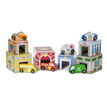 Piramida wieża z samochodami Melissa&Doug