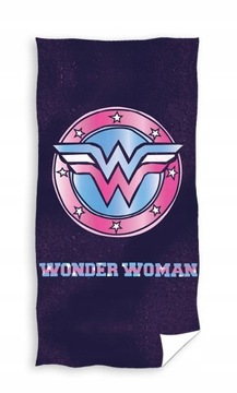 Ręcznik Wonder Woman 70x140 cm plażowy kąpielowy bawełna