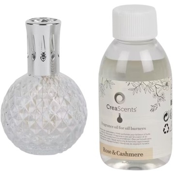 CreaScents Rose&Cashmere Podgrzewacz + olejek zapachowy 200ml