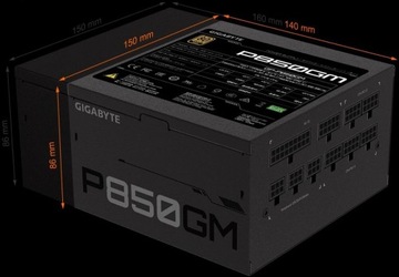 Блок питания GIGABYTE P850GM 850 Вт 80 Plus Gold