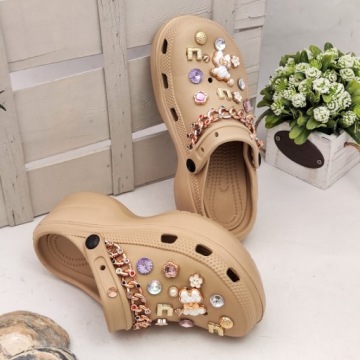 МОДНЫЕ ЖЕНСКИЕ ТАПОЧКИ С МИШКОЙ, ЦИРКОНИЙ, ДЖИНСЫ, размер 41