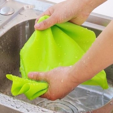 СИЛИКОНОВАЯ ДОСКА, ТОЛСТЫЙ КУХОННЫЙ КОВРИК, 65X45, ШПАТКА