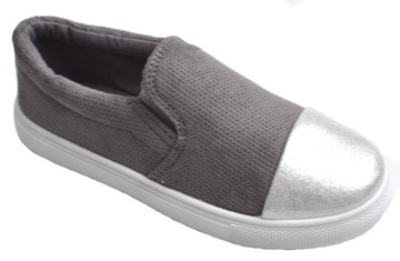 MODNE TRAMPKI tenisówki wsuwane SLIP ON 34-21,5cm