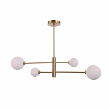 LAMPA WISZĄCA SUFITOWA ŻYRANDOL KULA LED DORADO 4